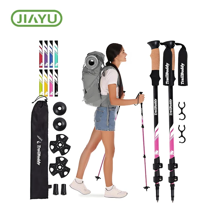 Dè na prìomh phuingean airson Poles Hiking a thaghadh?